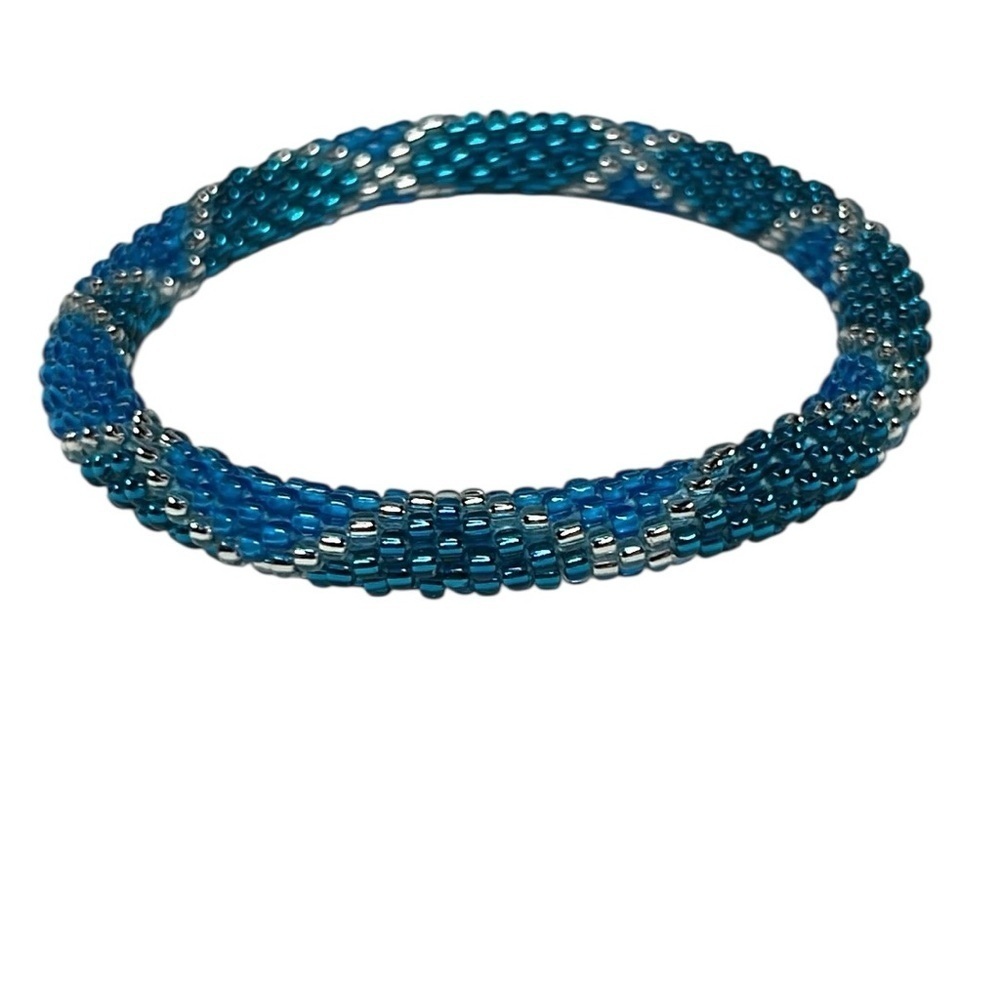 Handcrafted Sashka Glass Beaded Bracelet| Gift | Stackable | Boho